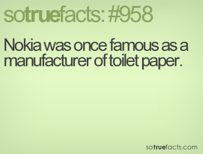 Nokia Toilet Paper